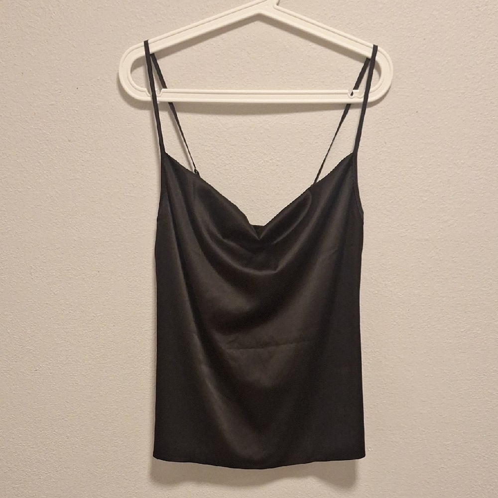 NWOT. Elegant Black Women's Cami Top.